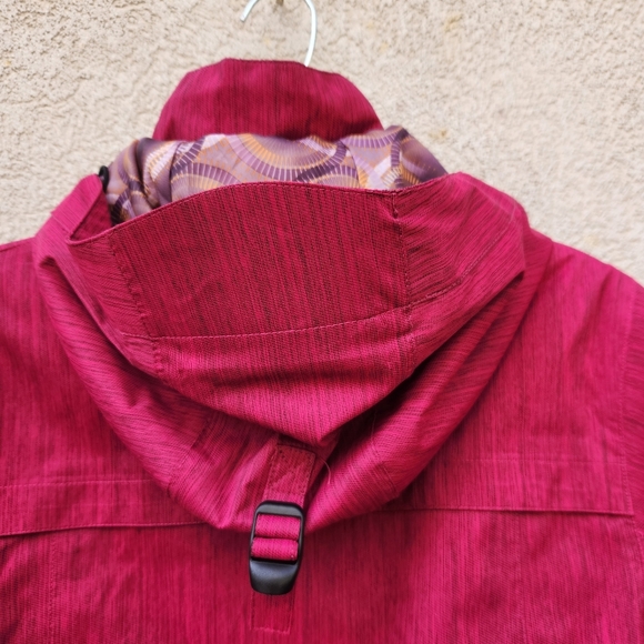 LIQUID Women's Freerider Jacket Small Red 10K Waterproof Outdoors Hood Ski - Picture 8 of 16